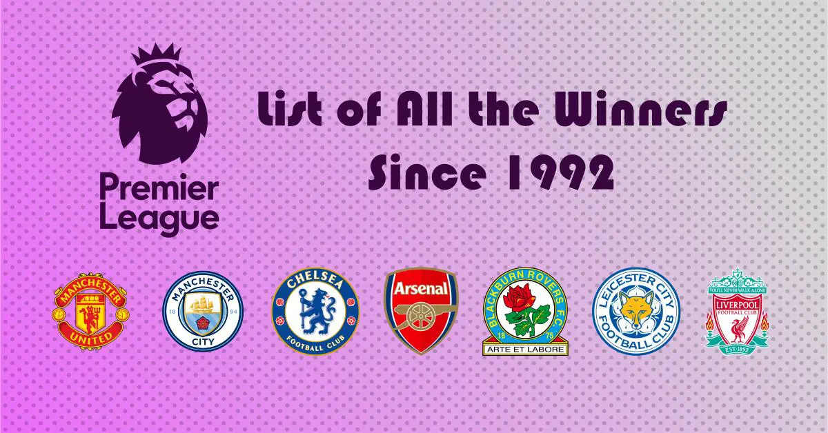 English Premier League Winners