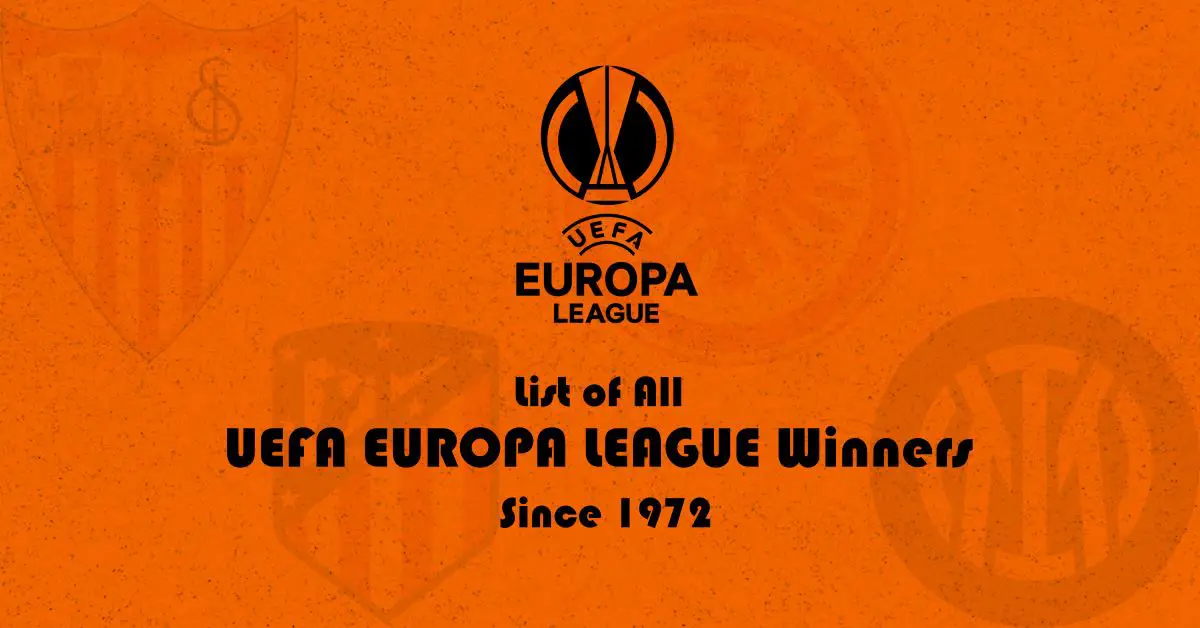 UEFA Europa League Winners List: By Club, Year, and Nation