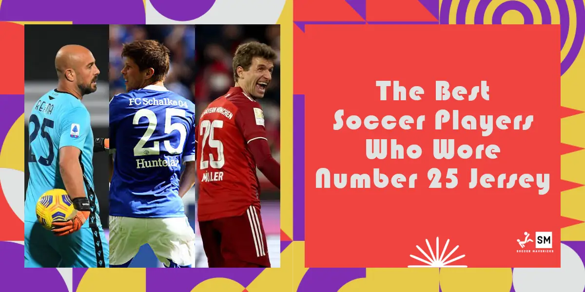 Cover photo of best soccer players with number 25 jersey